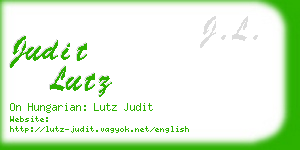 judit lutz business card